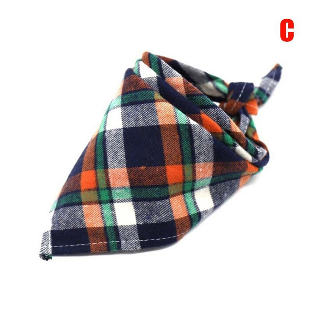 Dog Bandana Christmas Dog Collar Scarf Bib Grooming Accessories Triangular Collars Christmas for Pet Dog Col: C