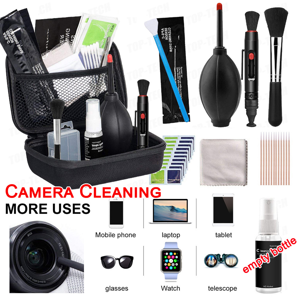 47/35/24/19/7Stck Digitalkamera-Reinigungs einstellen Objektiv reiniger Sensor sauberes einstellen dslr slr Luft staub tuch Luft gebläse PC Telefon reiniger