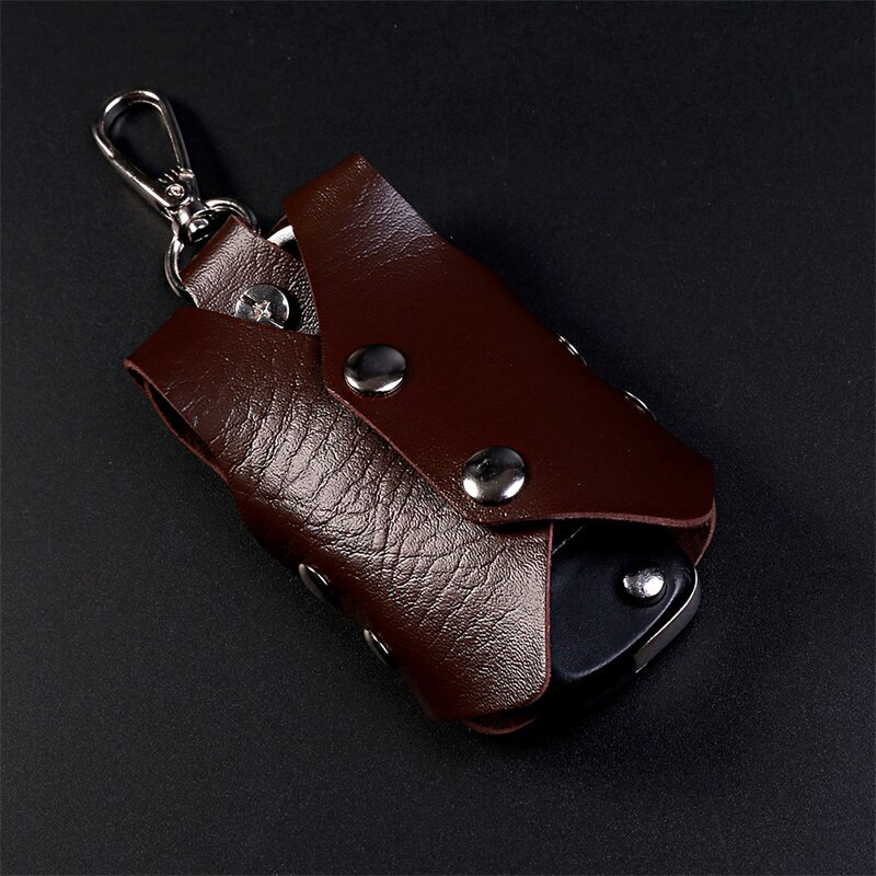 2022 Mannelijke Mini Card Tassen Sleutelhanger Mannen Vrouwen Pu Sleutelhanger Organizer Pouch Split Autosleutel Tas Portemonnee Huishoudster Sleutel case