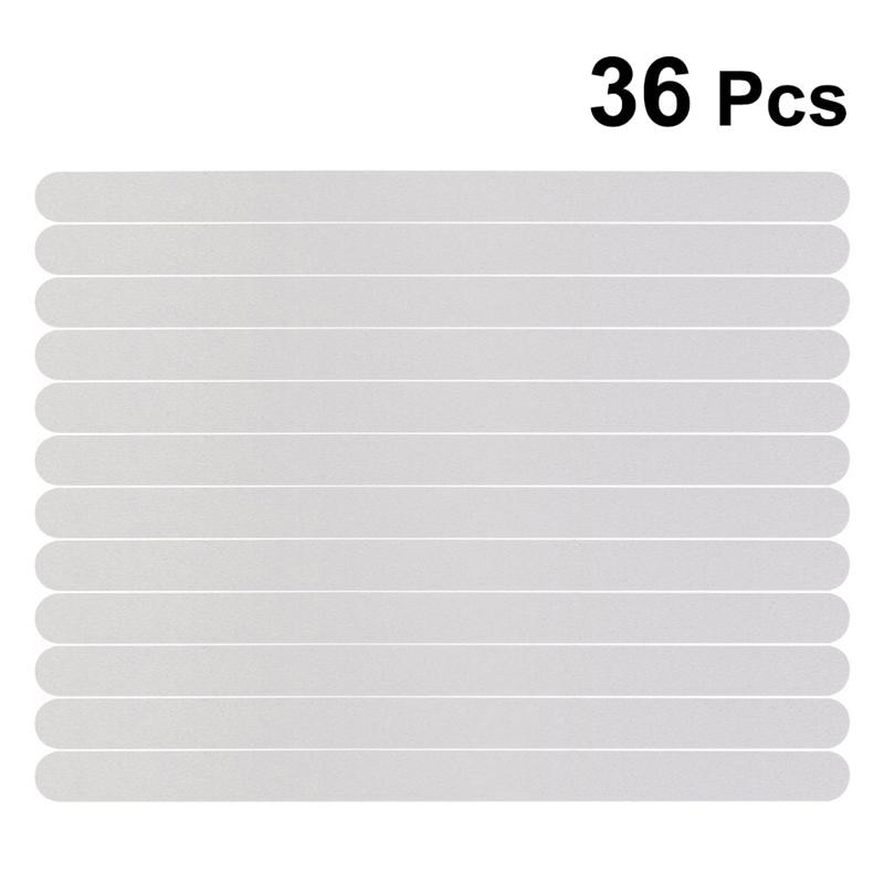 6/12/24/36 Pcs Anti Slip Bad Grip Stickers Antislip Douche Strips Vloeren Veiligheid Tape Mat Pad 38X2 Cm Non Slip Strips Stickers