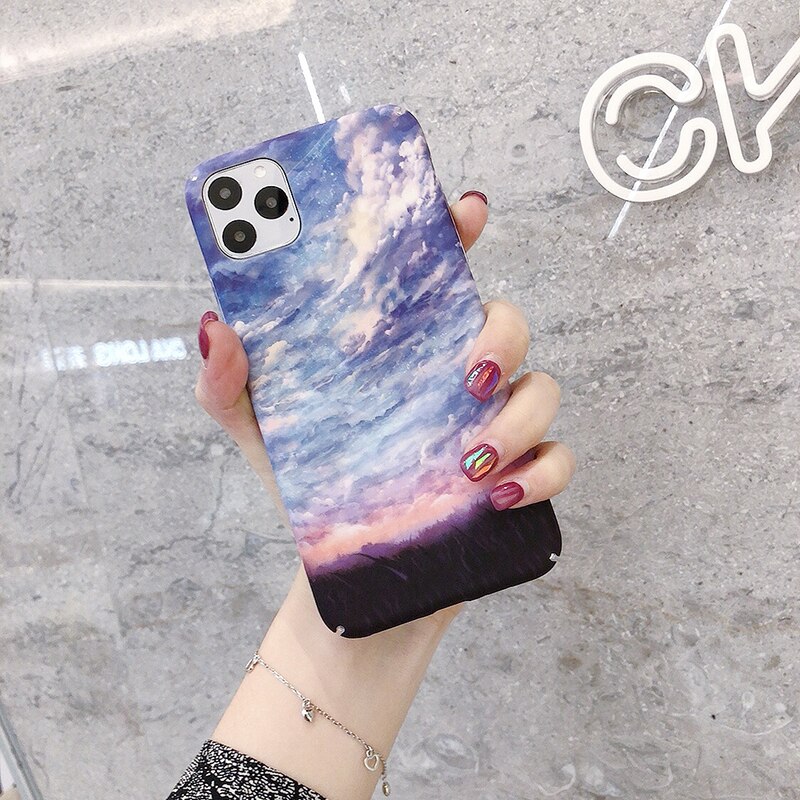 Cloud sky Hard PC Cases For Huawei P30 P20 lite Mate 20 Pro case For Honor 8X 10Lite V20 20 Nova 3 3i 4 5Pro back Cover