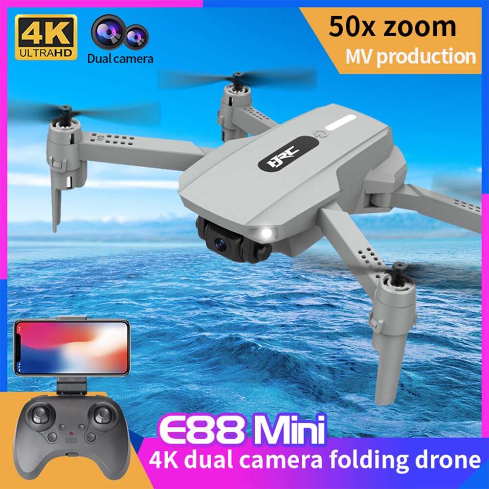 idg E88 Mini 4K HD The Dual Camera 360-Degree Roll Stable Hovering Electronic Anti-Shake Foldable Portable Drone Toys