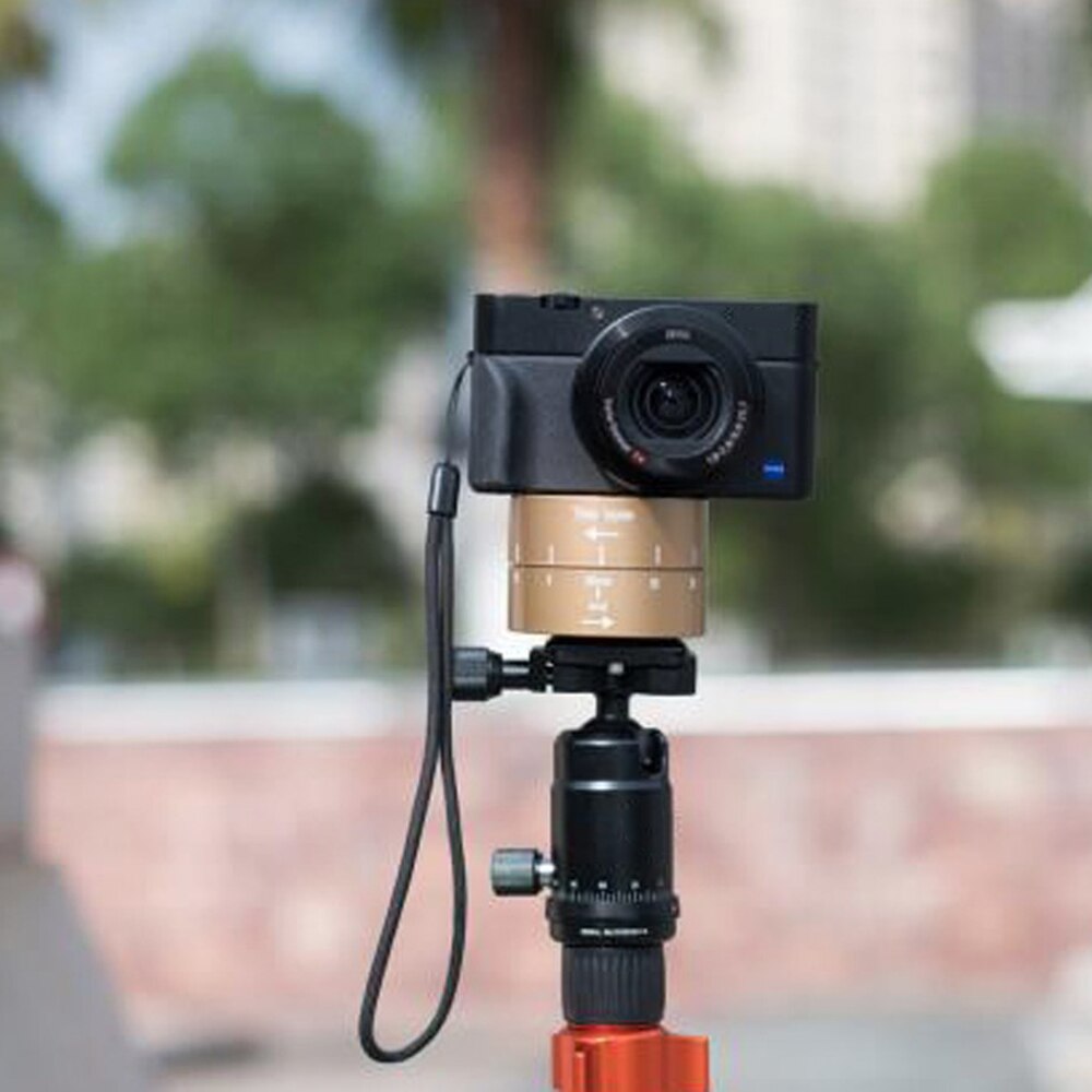 Cabezal de trípode giratorio de 360 grados, temporizador automático, cabeza de trípode para fotografía, retraso de inclinación, Timelapse para Gopro, teléfono móvil