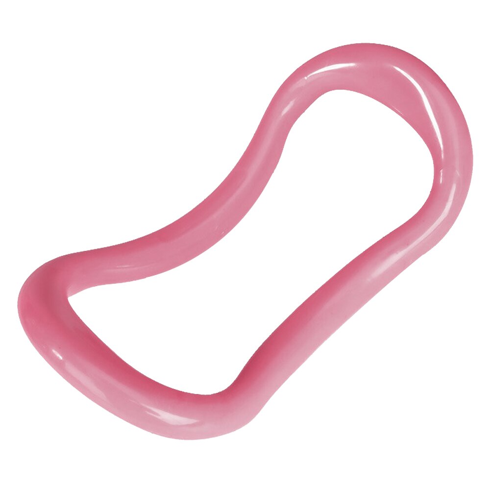 Yoga sirkel utstyr yoga ring fitness sirkel trening motstand støtte verktøy kalv hjemme sirkel gym trening pilates ring 1 pc: Rosa