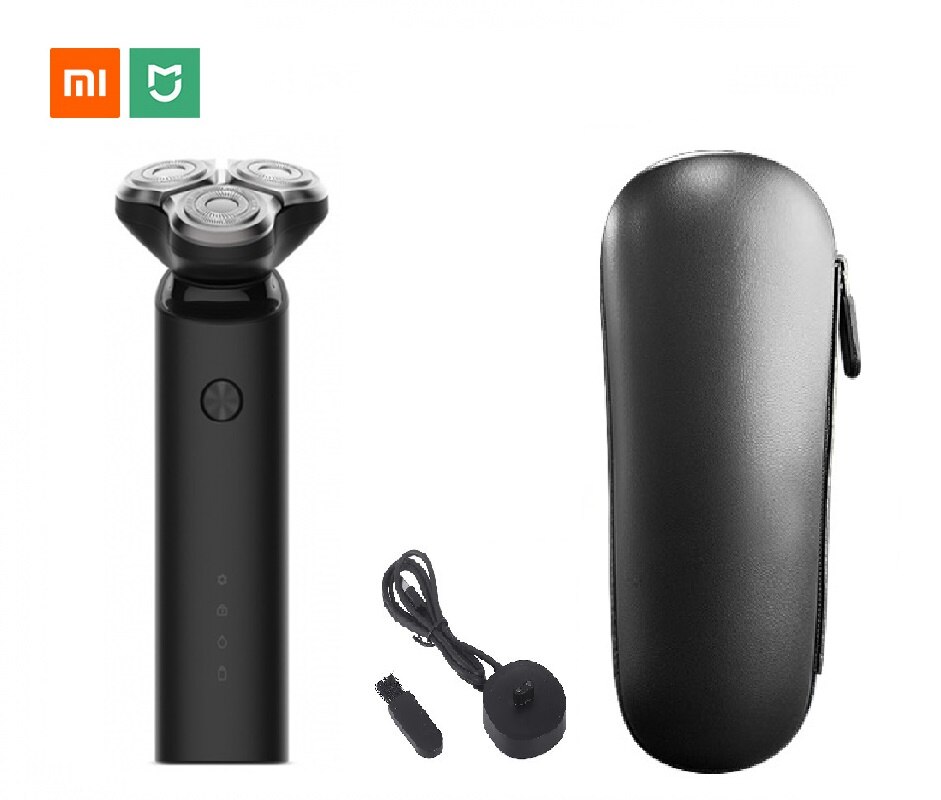 Xiaomi-Afeitadora eléctrica Mijia, maquinilla de afeitar para Barba y pelo, afeitadora recargable con cabezal 3D, máquina de afeitar en seco y mojado, lavable con doble cuchilla para hombres