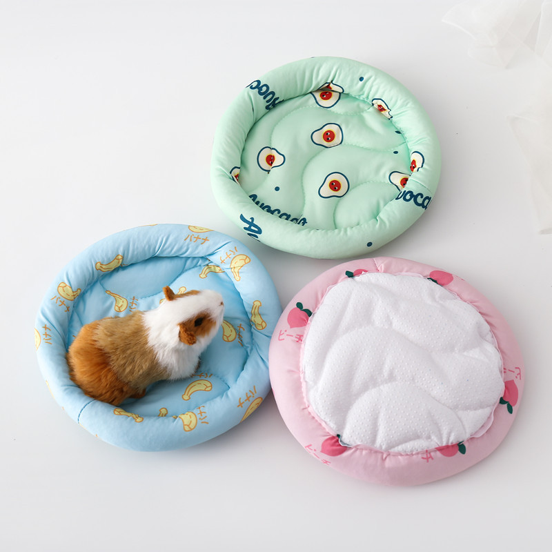 Lit circulaire pour Hamster, tapis de sommeil confortable pour hérisson, écureuil, souris, Rats, cochon d'inde, Chinchilla, petit Animal, coussin doux