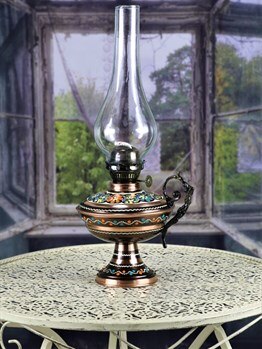 Miray Rose Flower Flip Copper Gas Lamp