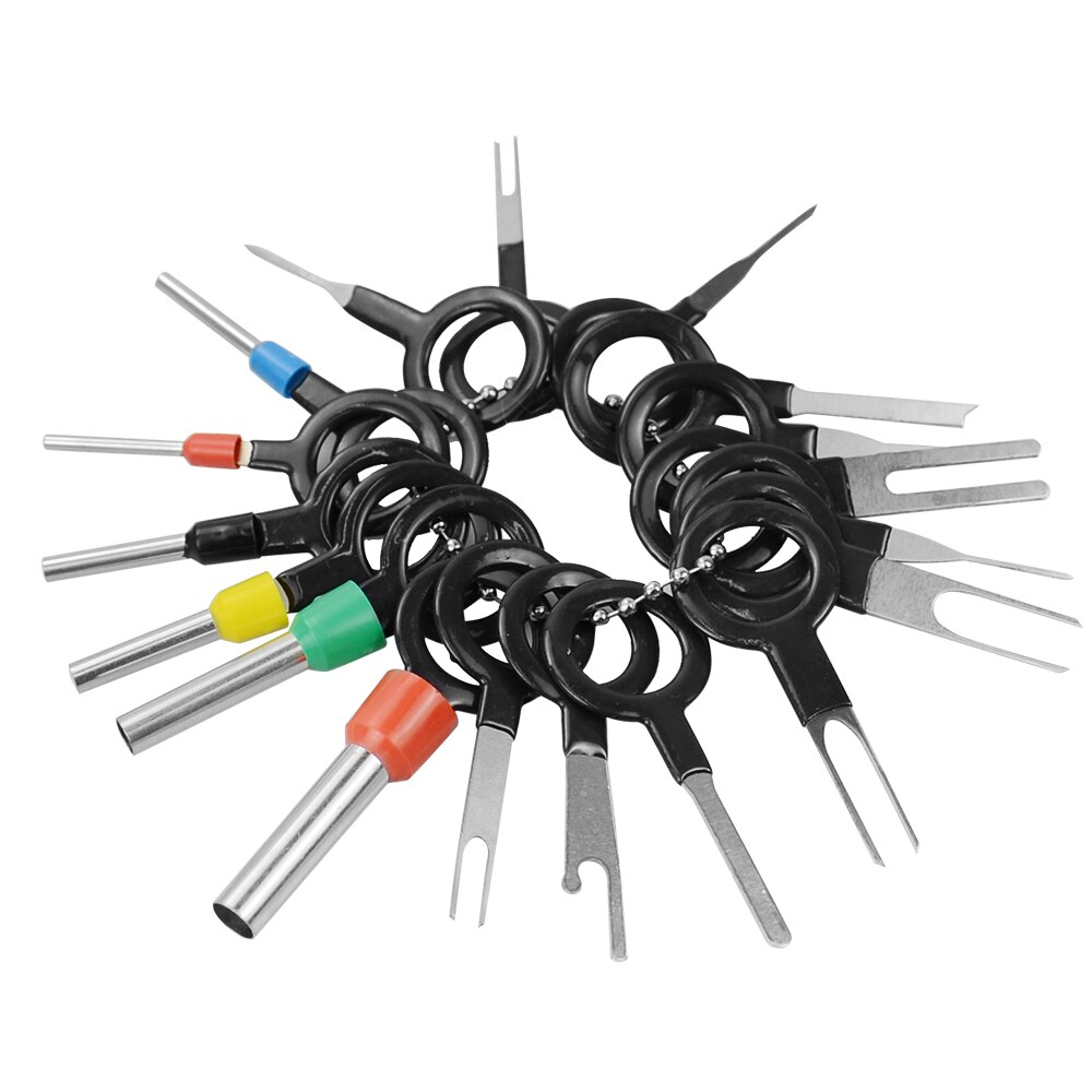 41/18/21/26/36Pcs Car Terminal Removal Kit Wiring Crimp Connector Pin Extractor Puller Terminal Repair Tools Kit