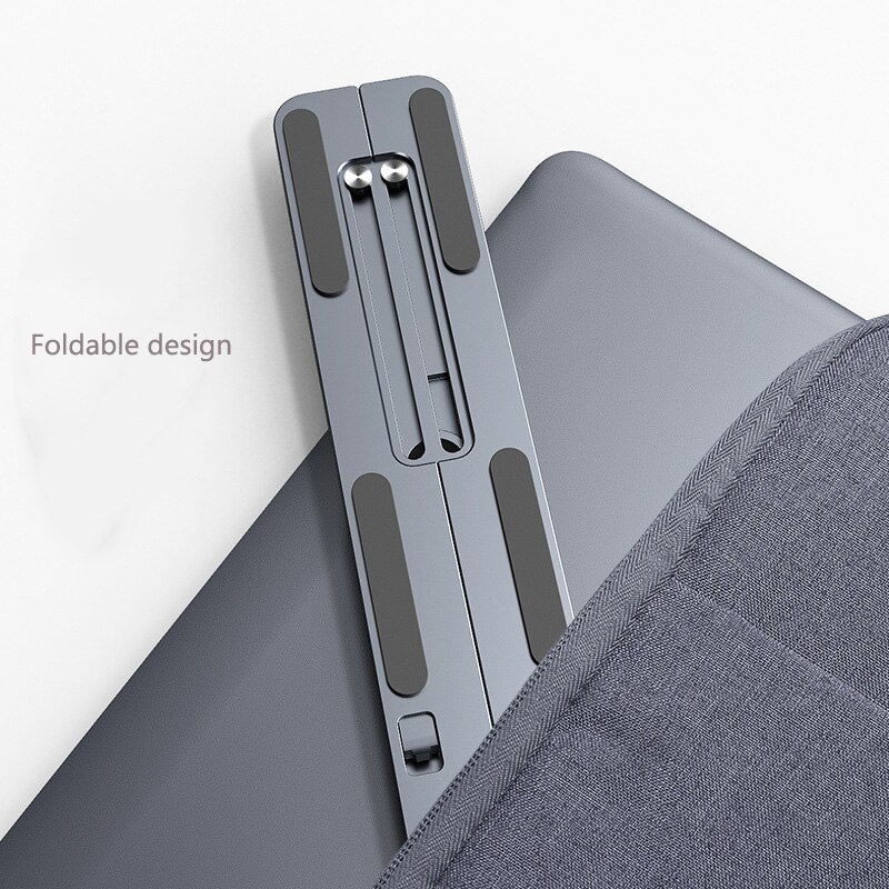 Adjustable Foldable Laptop Stand Desktop Notebook Holder Laptop Cooling Pad for Macbook Pro Air 13 15 13.3 15.4 15.6 iPad Pro