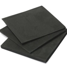 Mousse antistatique ESD haute densité, Insertion antistatique, noir, 3/5/10mm, 200x200mm, 150x150mm
