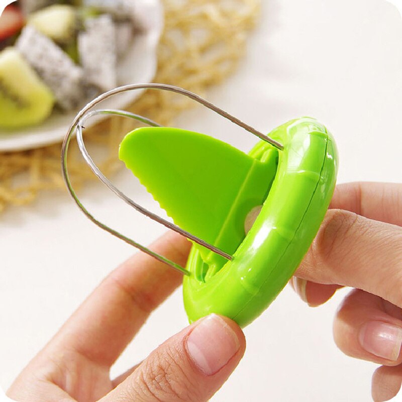 1Pc Fruit Snijden Mes Kiwi Cutter Avocado Cutter Fruit Salade Koken Gereedschap Keuken Gadgets Snijden Accessoires