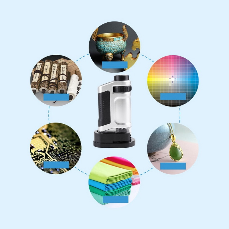 20x-40x LED Digital Lighted Pocket USB Microscope Microscopio Magnifier Electronic Stereo USB Camera for Learning Education