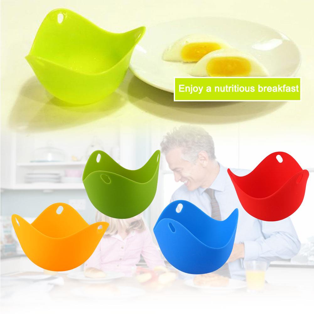 Natural Silicone Egg-Boiler Environmental Protection Egg Steamer Multicolor