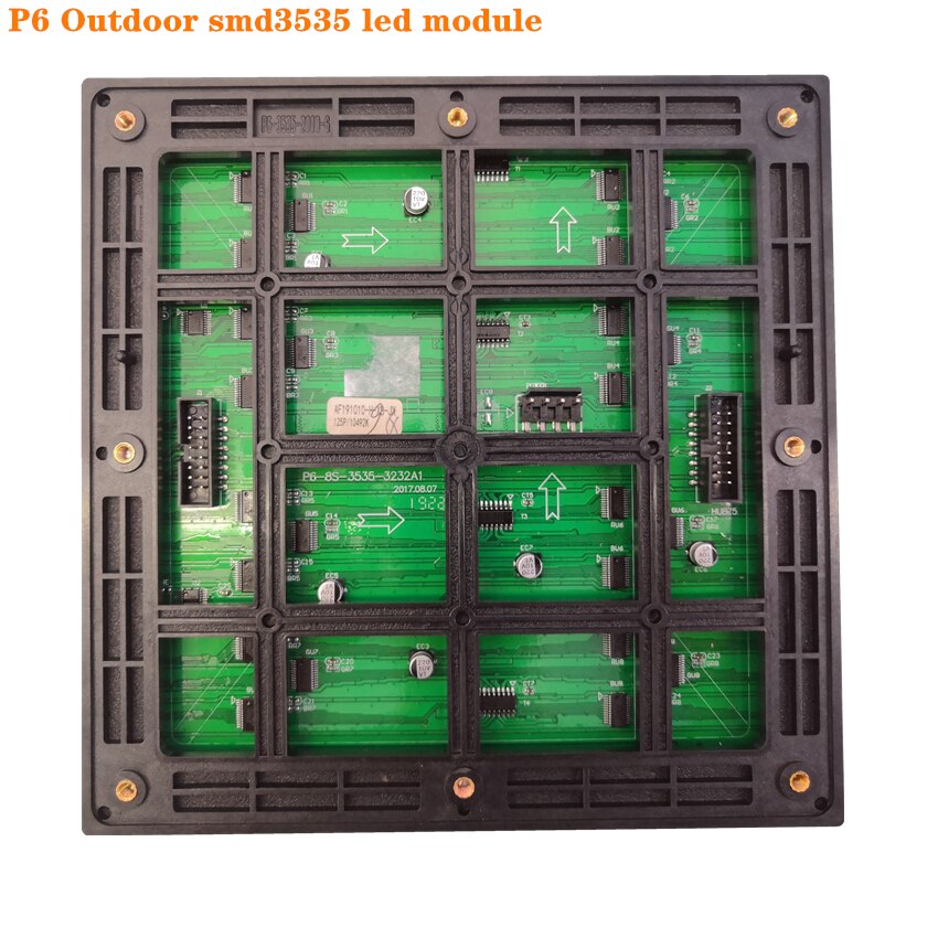 LED Display Module Outdoor P6 SMD 192*192mm 32*32Pixel 1/8S Full Color RGB Advertising Billboard LED Matrix Panel