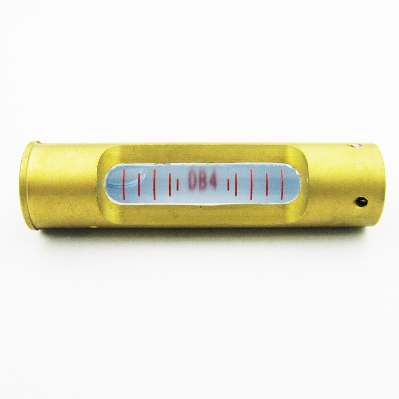 HACCURY DB4 Level bubble spirit level vial water level meter with Copper Shell: Red