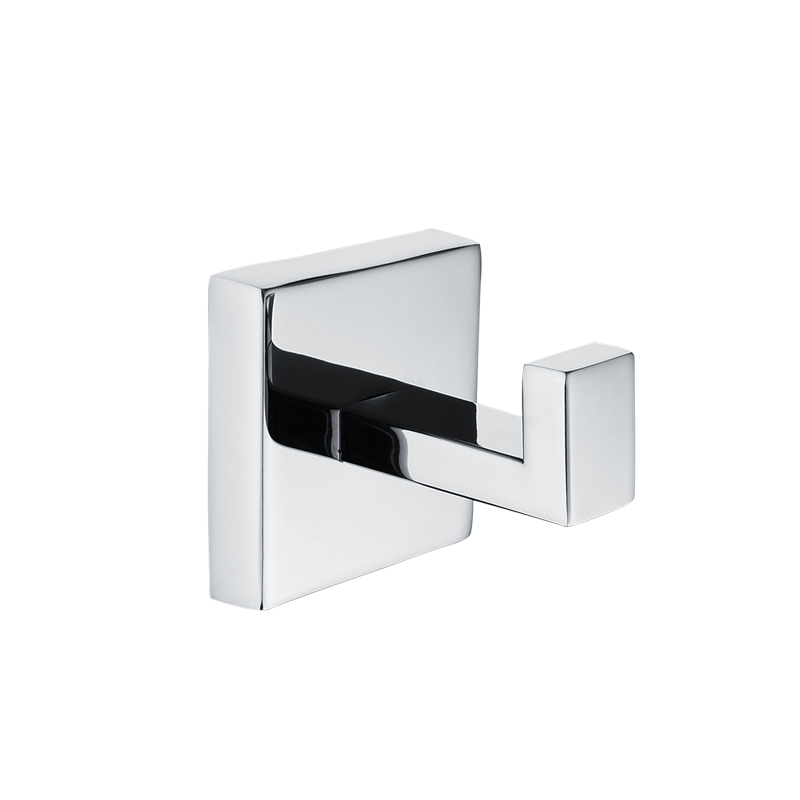 Hoogwaardige Roestvrijstalen Badkameraccessoires Hardware Rol Papierhouder Handdoekrek Toiletborstelhouder Handdoekplank: WHITE