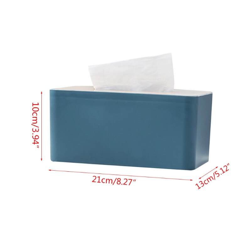 Wooden Tissue Box with Removable Lid Eco-friendly Tissue Container Towel Tissue Paper Holder Napkins Case Living Room