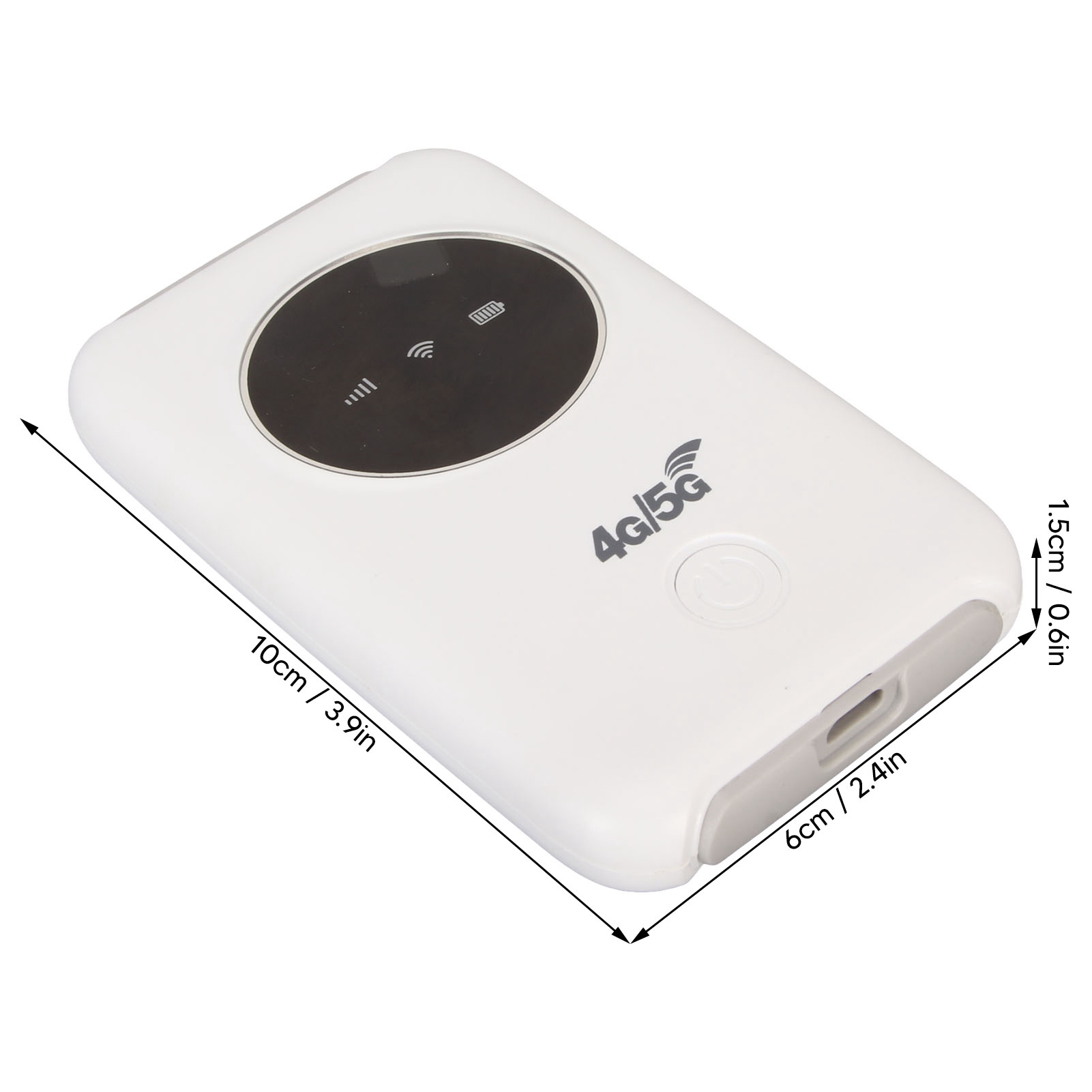 Modem WiFi USB 4G LTE 300 mb/s odblokowany WiFi gniazdo kart Micro SIM wbudowany bezprzewodowy przenośny router WiFi 3200MAh: Default Title