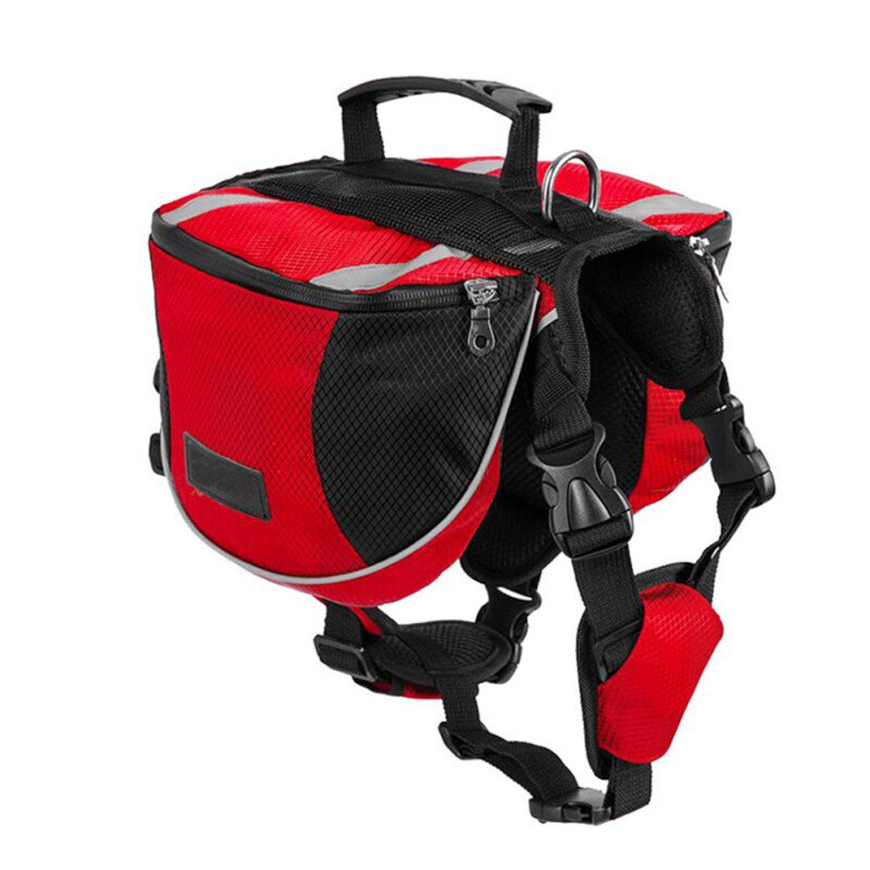 TAILUP Haustier draussen Rucksack Großen Hund Reflektierende Einstellbaren Sattel Tasche Baum Träger Für Reisen Wandern Camping Sicherheit: RB / L