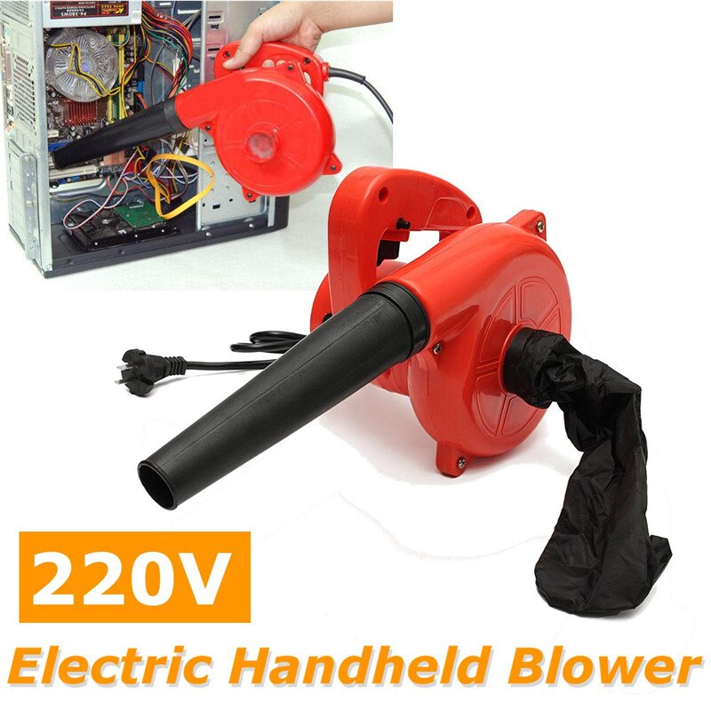 220V 600W Electric Air Blower Portable Handheld Dust Collector Fan Spray Vacuum Cleaner Car Garden Studio Leaf Blowing Remover