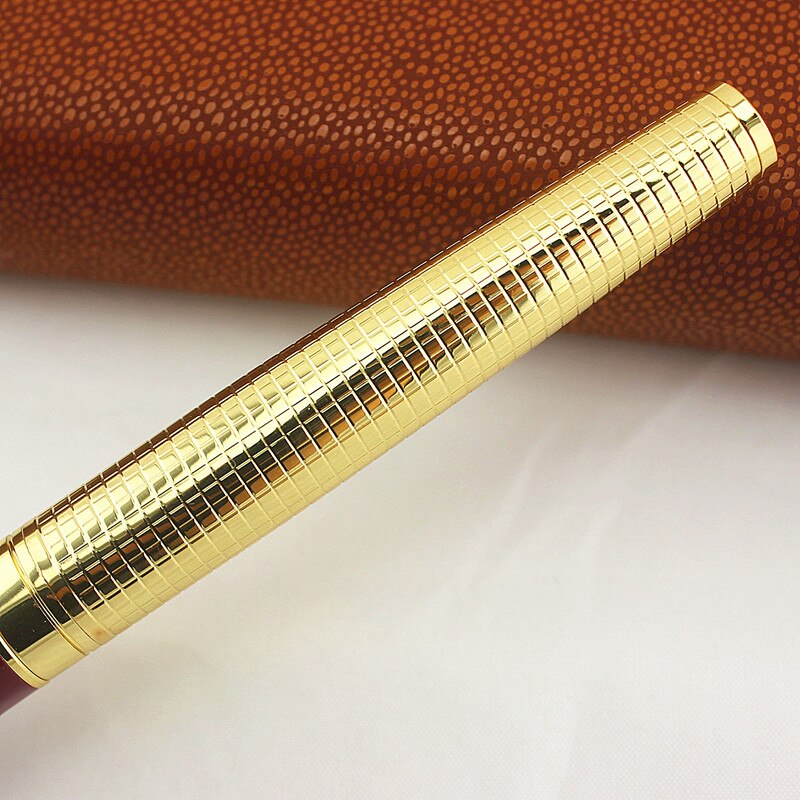 Luxury diamond Golden Stainless Fountain Pen Nib velvet bag