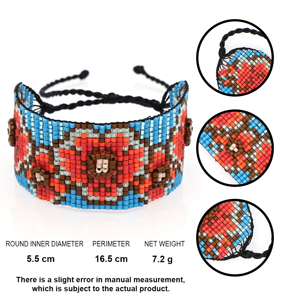 Zhongvi Bracelet For Women Pulseras Mujer Moda MIYUKI Tila Beads Jewelry Bohemian Crystal Bracelets Accesorios Armband