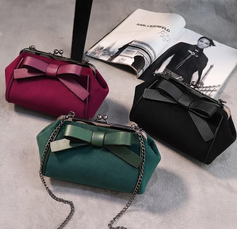 Anawishare kvinnor axelväskor bow crossbody väskor för kvinnor messenger bags gröna kvinnor handväskor bolsos mujer