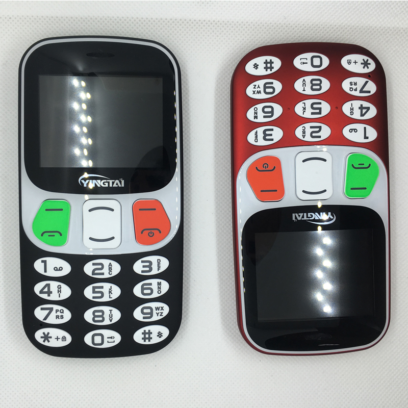 Bar Feature Phone For Elderly YINGTAI T47 2G Senior Phone For Old Man Big Speaker Keyboard SOS Cellphone