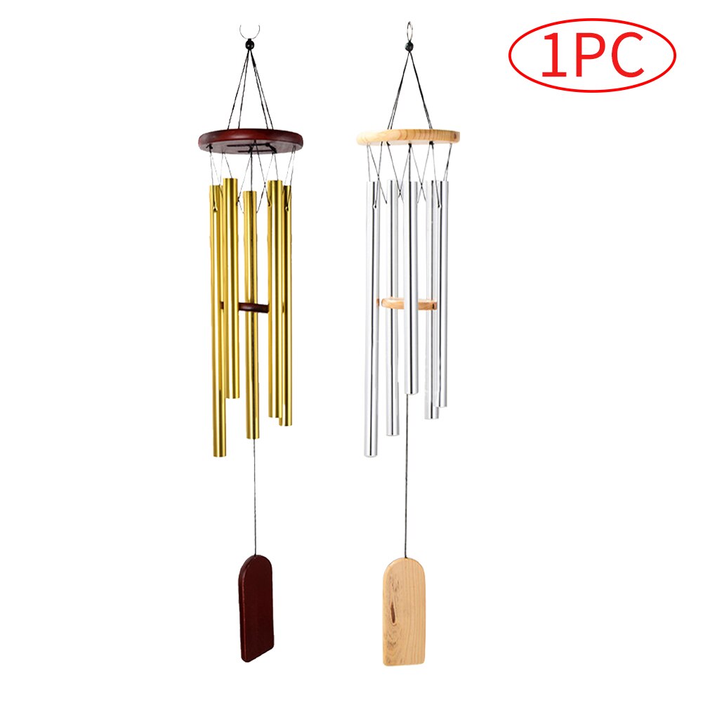 Balcony Wind Chimes For Outside Deep Tone Garden Living Room Durable Wood Home Yard Memorial Patio Hook Hanging