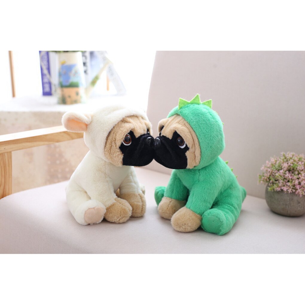 20 CENTIMETRI Peluche di Simulazione Cani Peluche Sharpei carlino Bello del Cucciolo animale domestico Giocattolo Animale di Peluche Giocattolo per Bambini I Bambini di Compleanno Regali Di Natale