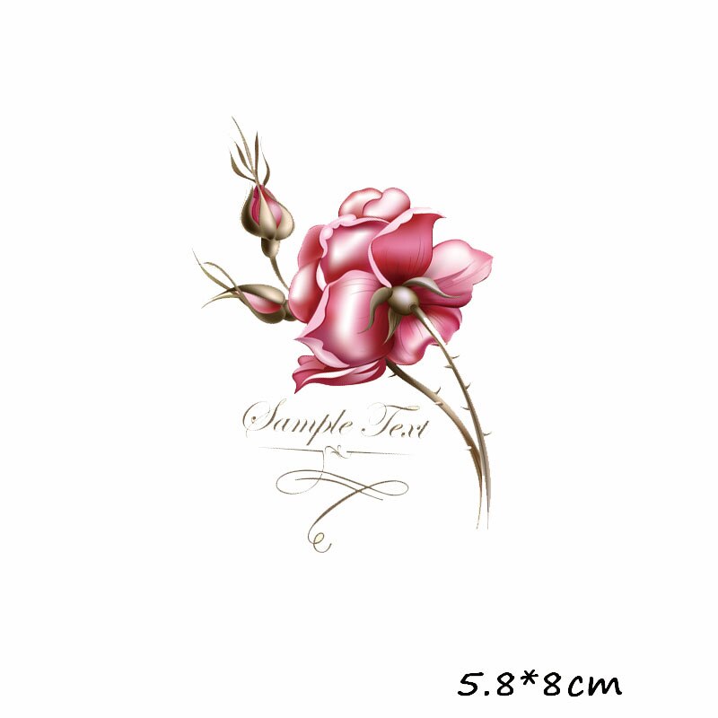 Ijzer Op Transfer Patches Kleurrijke Bloemen Warmte-Afdichting Patch Jongen Meisje Kleding Stickers Streep T-shirt Sticker Diy Applique H: 04