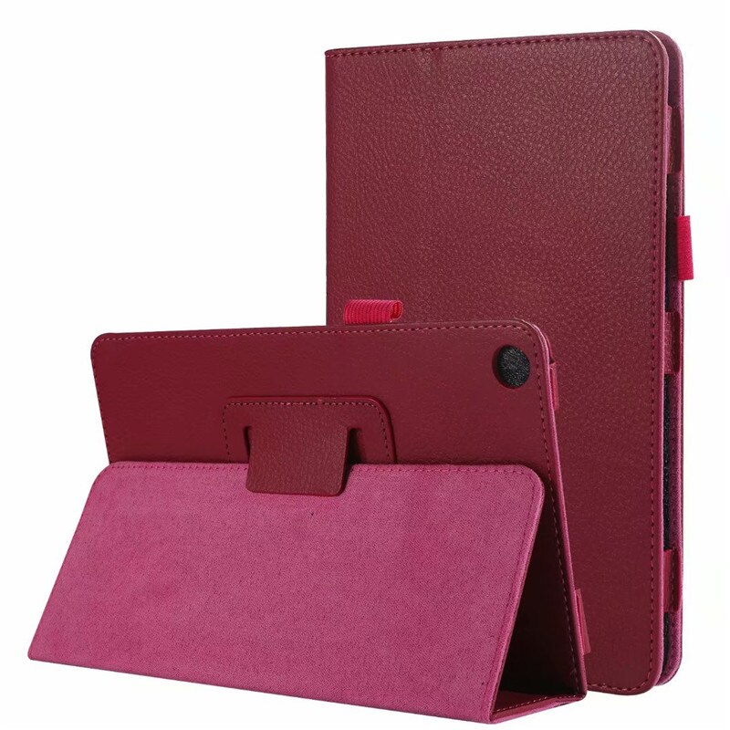 Luksusowe etui do Huawei MediaPad M5 lite 8.0 JDN2-AL00 JDN2-W09 Tablet miękka podstawka pokrywa dla Huawei M5 Lite 8 cal Case Fundas: 02 Rose