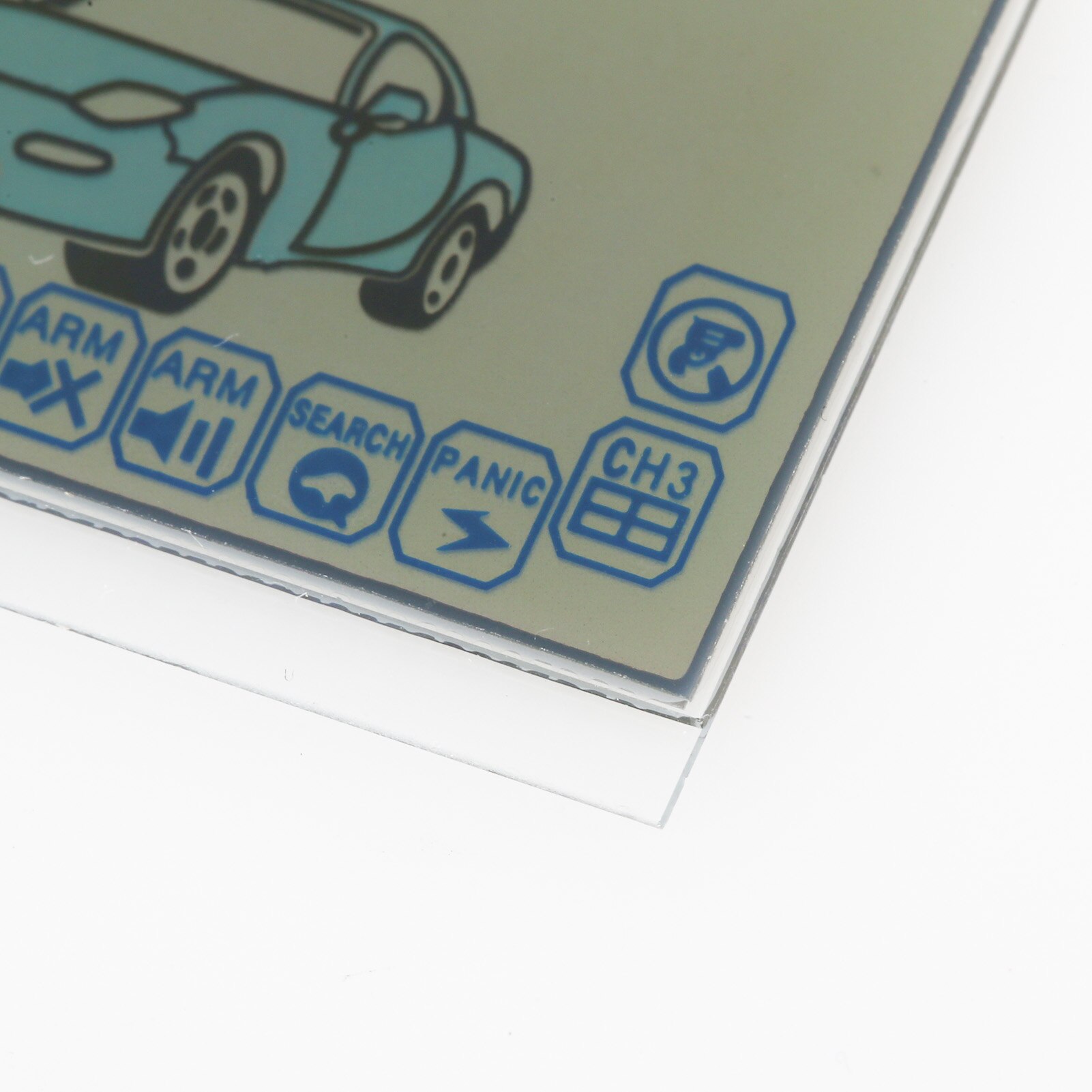 A6 LCD Display Screen for Two way Car Alarm System Starline A6 lcd Remote Control Key Fob Keychain