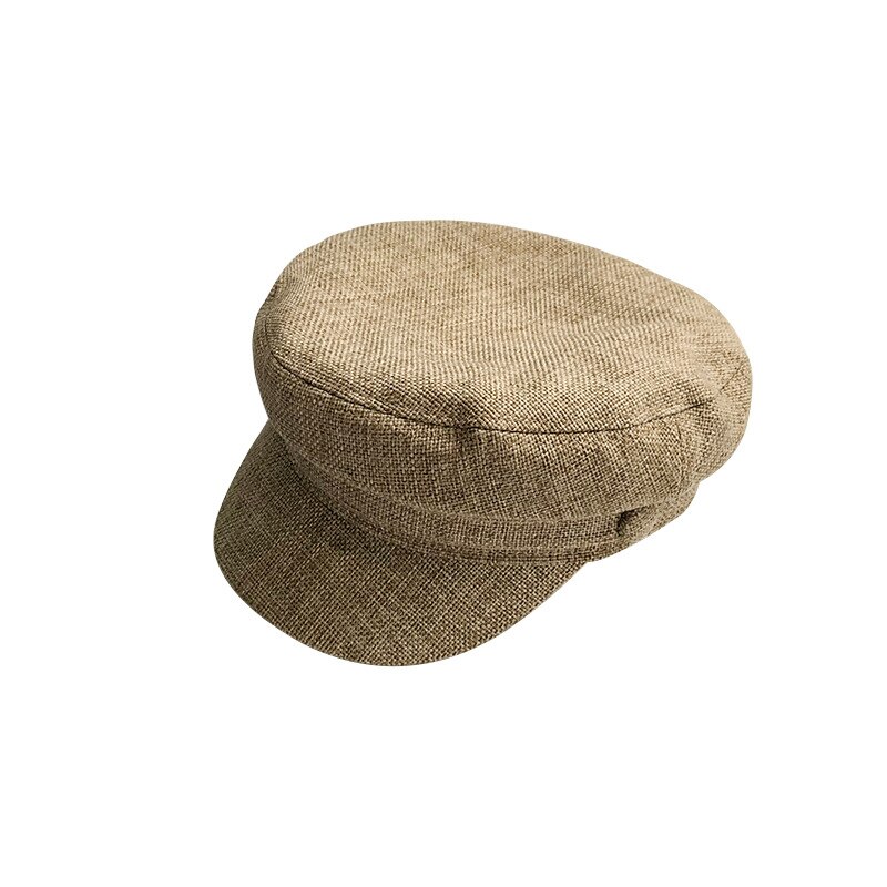 Moderigtigt linned hat uniformer militarisme, efterår sømand hat, kaptajn hat, rejse hat, mørkeblå kasket