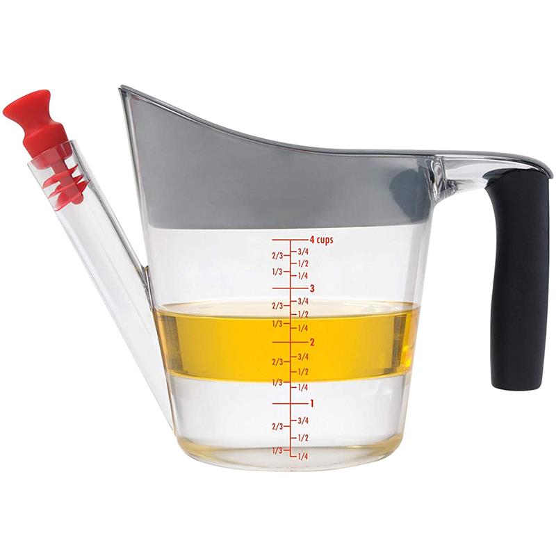 Buenos agarres multifuncionales con separador de grasa salsa taza de medición despertar olla de carne sopa colección herramientas de cocina