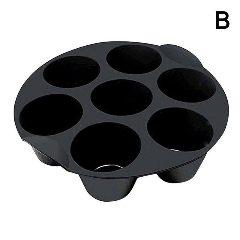 18cm/21cm Silicone Air Fryer Molds Cupcake Cake Muffin Baking Cake Cups Pans: 21cm