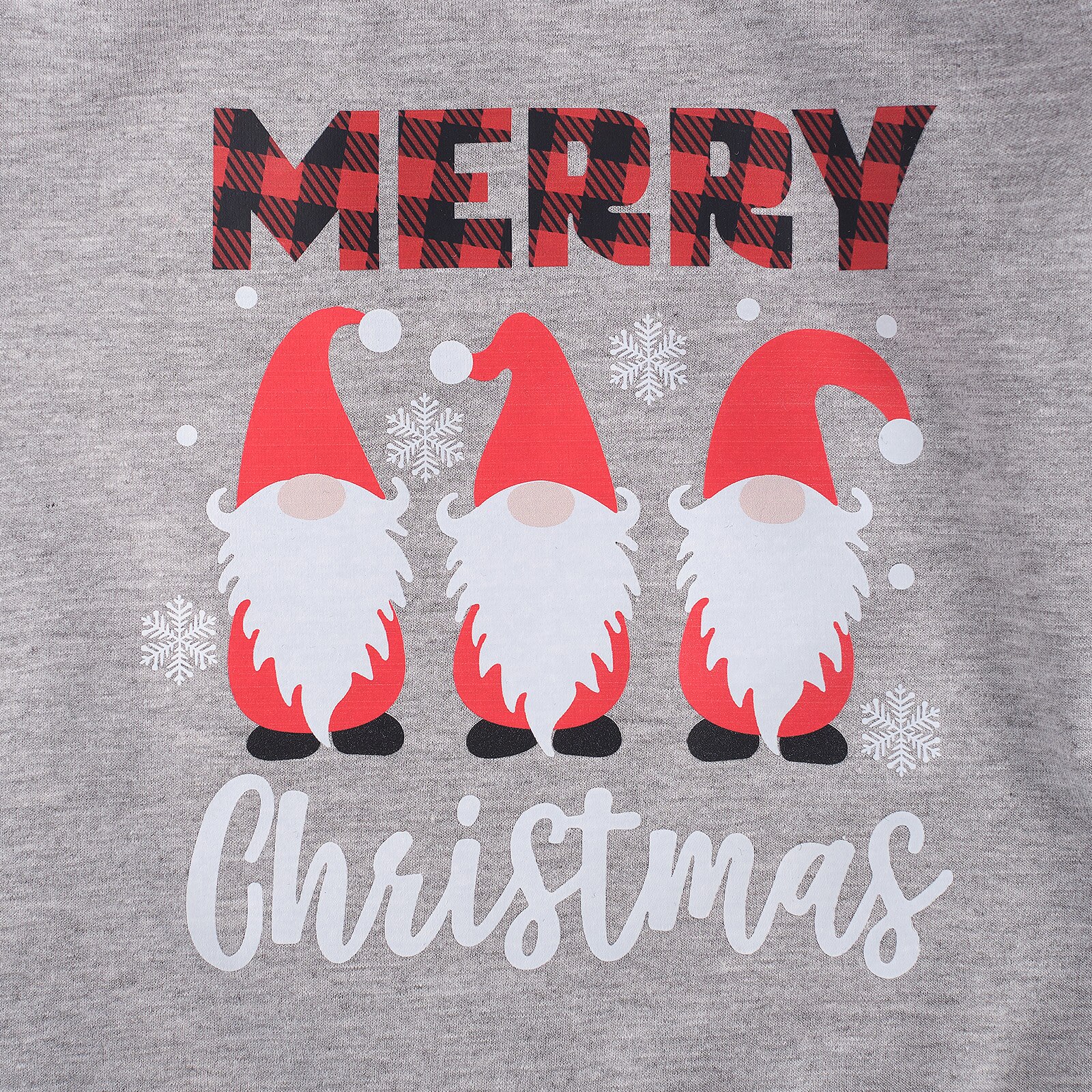 Emmababy Winter Xmas 0-4Y Peuter Kids Baby Meisje Jongen 3 Kerstman Vrolijk Kerstfeest Sweatshirt Lange Mouwen Brief Print