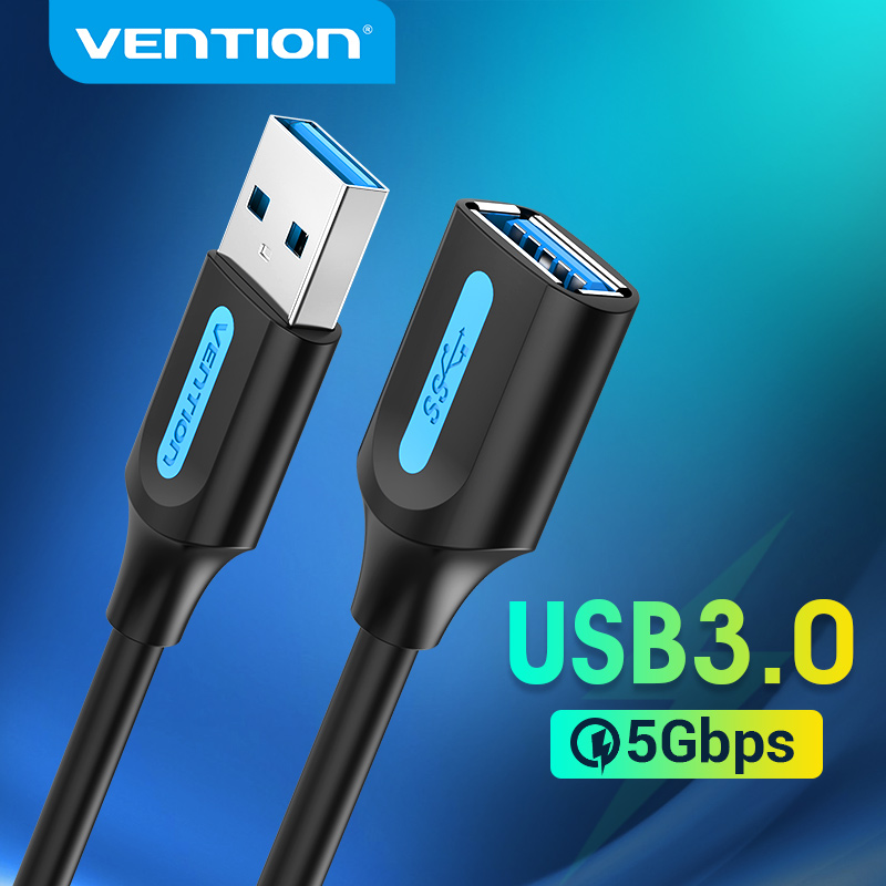 Vention USB Extension Cable USB 3.0 Male to Female Cable USB 3.0 2.0 Extender Cord for Smart TV SSD Xbox One USB Cable Extension