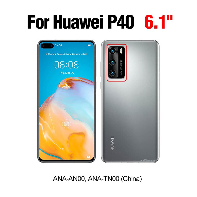 2pcs Tempered Protective Glass For Huawei P40 Lite P20 Pro P30 Light P 20 30 40 P40lite E P20lite P30lite Screen Protector Film: p40