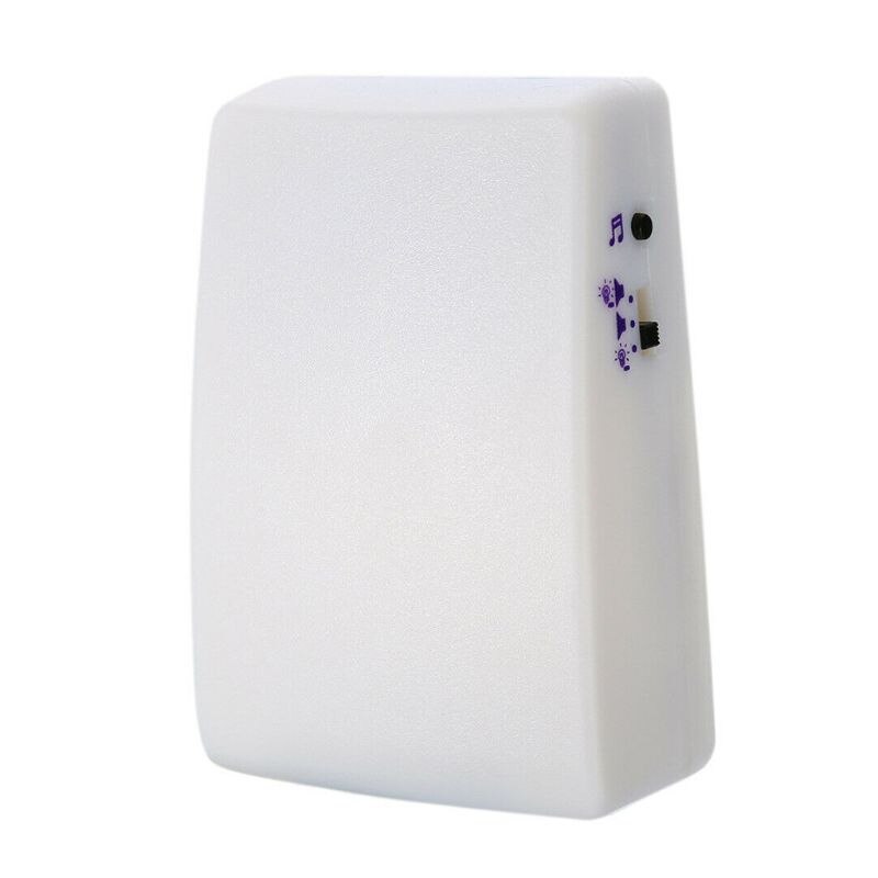 7 Color de la luz Flash cambiante música timbre casa timbre inalámbrico para puerta sordo duro Y98E