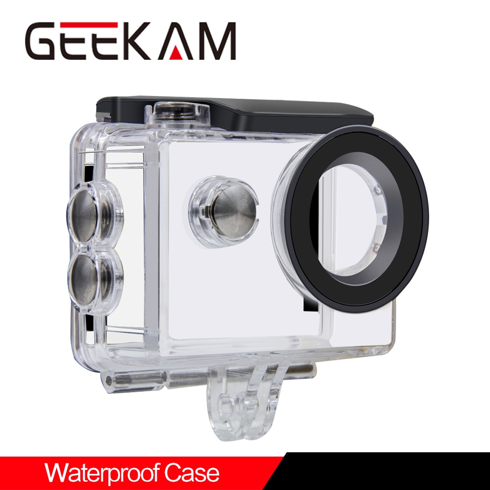 Actie Camera Accessoires Onderwater Waterdichte Behuizing Case Voor GEEKAM S9R/S9 S9Rpro W9 A9 Voor EKEN H9R/H9