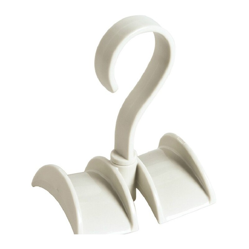 60 Degree Rotating Hanger Bag Handbag Wardrobe Organizer Hanging Rack Belt Tie Holder for Home Bedroom Dormitory Closet: Beige