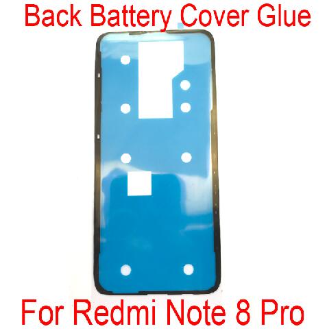 Zapasowa szklana tylna obudowa baterii z samoprzylepna naklejka tylna obudowa baterii taśma klejąca do Xiaomi Redmi Note 8 Pro: Note 8 Pro Glue