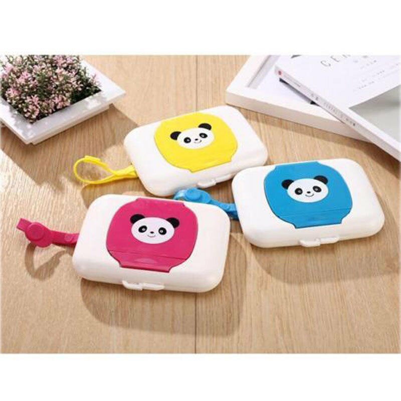 Portable Dry Wet Tissue Paper Case Care Baby Wipes Napkin Storage Box Holder Container