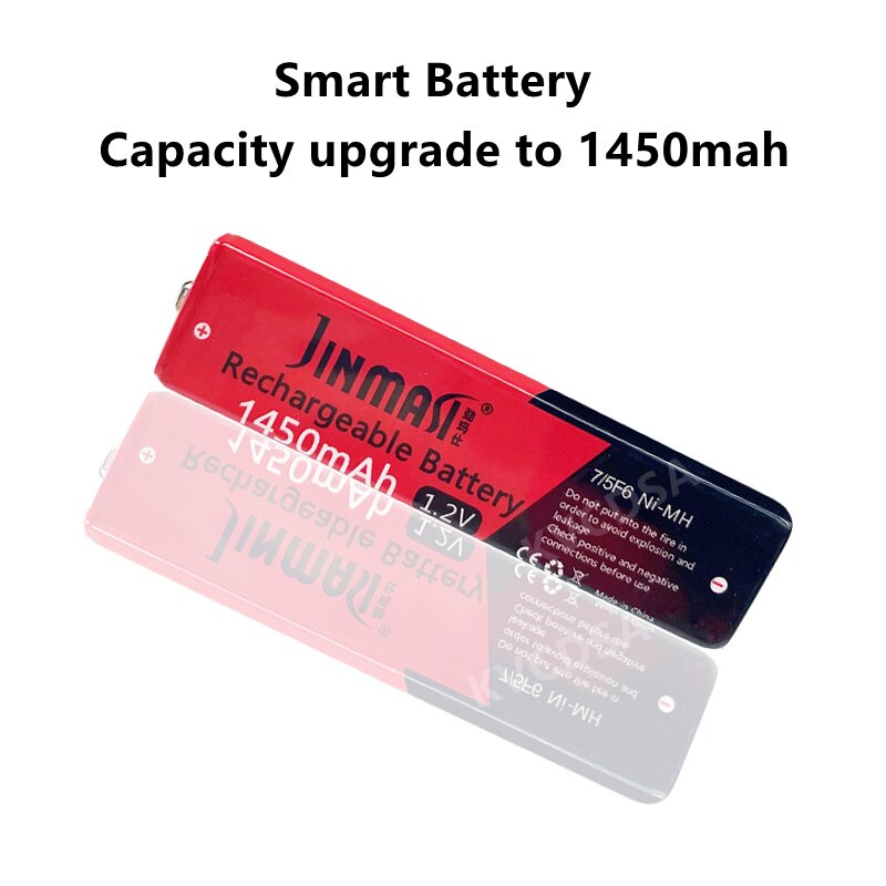 100% 1.2V 7/5F6 67F6 1450mAh NiMH Gum Rechargeable Battery for Walkman CD Player MD etc.