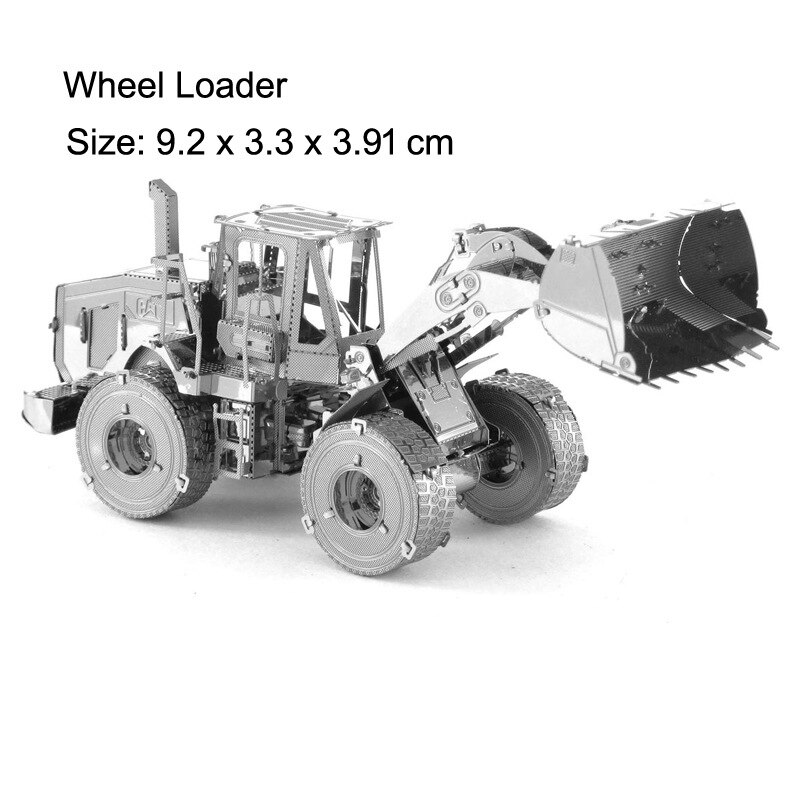 Incantesimo d'amore 3D In Metallo Assemblato Modello FAI DA TE Educational Puzzle Di Ingegneria Del Veicolo Lungo Naso COE Camion Loader Gru: Loader