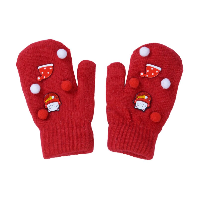Kleinkind Handschuhe 3-4 Jahre  Warme Niedliche Winter Fustlinge Mit  Entchen Design