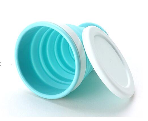 Draagbare Siliconen Telescopische Drinken Inklapbare Cup Folding Cups voor Reizen