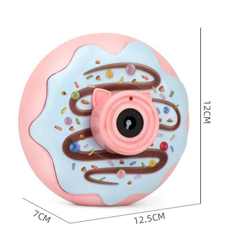 Donuts Vorm Bubble Machine Draagbare Bubble Maker Automatische Bubble Speelgoed Voor Kinderen Peuters Met Bubble Oplossing