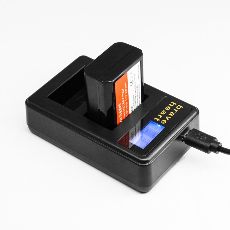 Np -fw50 usb dobbelt oplader +4x np  fw50 batterier til sony nex -5 nex -7 slt -a55 a33 a55 a37 a3000 a5000 a5100 a6000 a6300 a7000